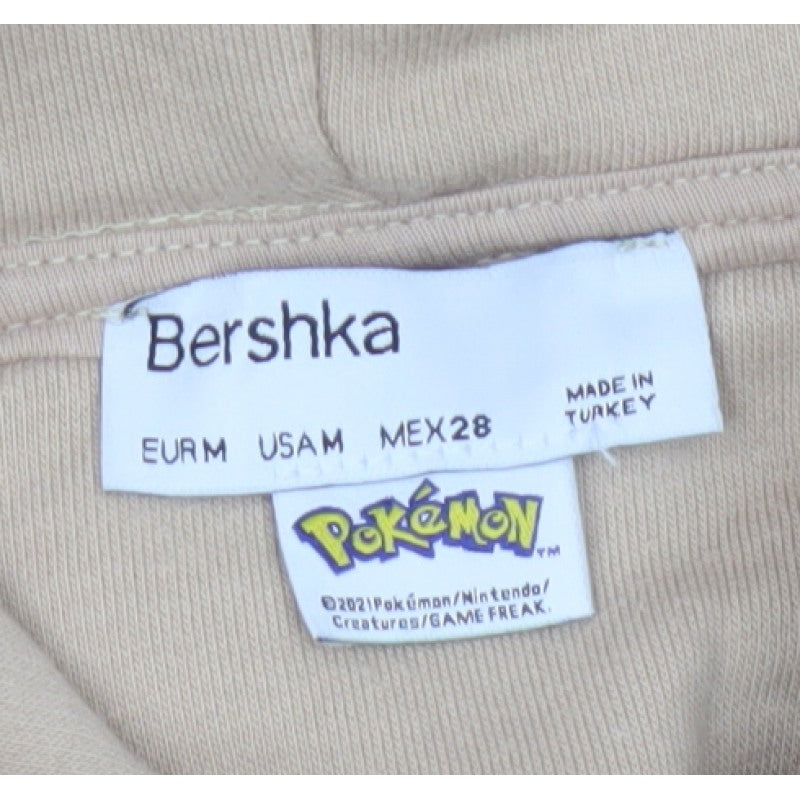 Bershka Women’s Beige M Pokémon Charged Up Pullover Hoodie