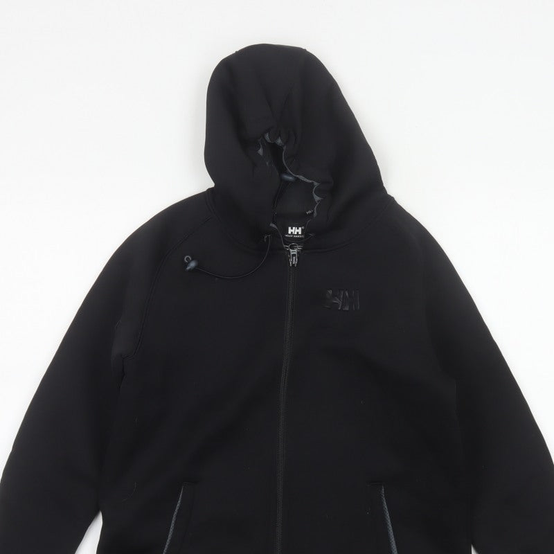Helly Hansen Boys Black 14 Years Full Zip Softshell Hooded Hoodie 164cm