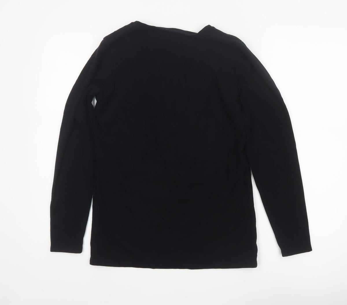 Heatgen Women Black UK 18 Basic Thermal Stretch Long Sleeve T-Shirt