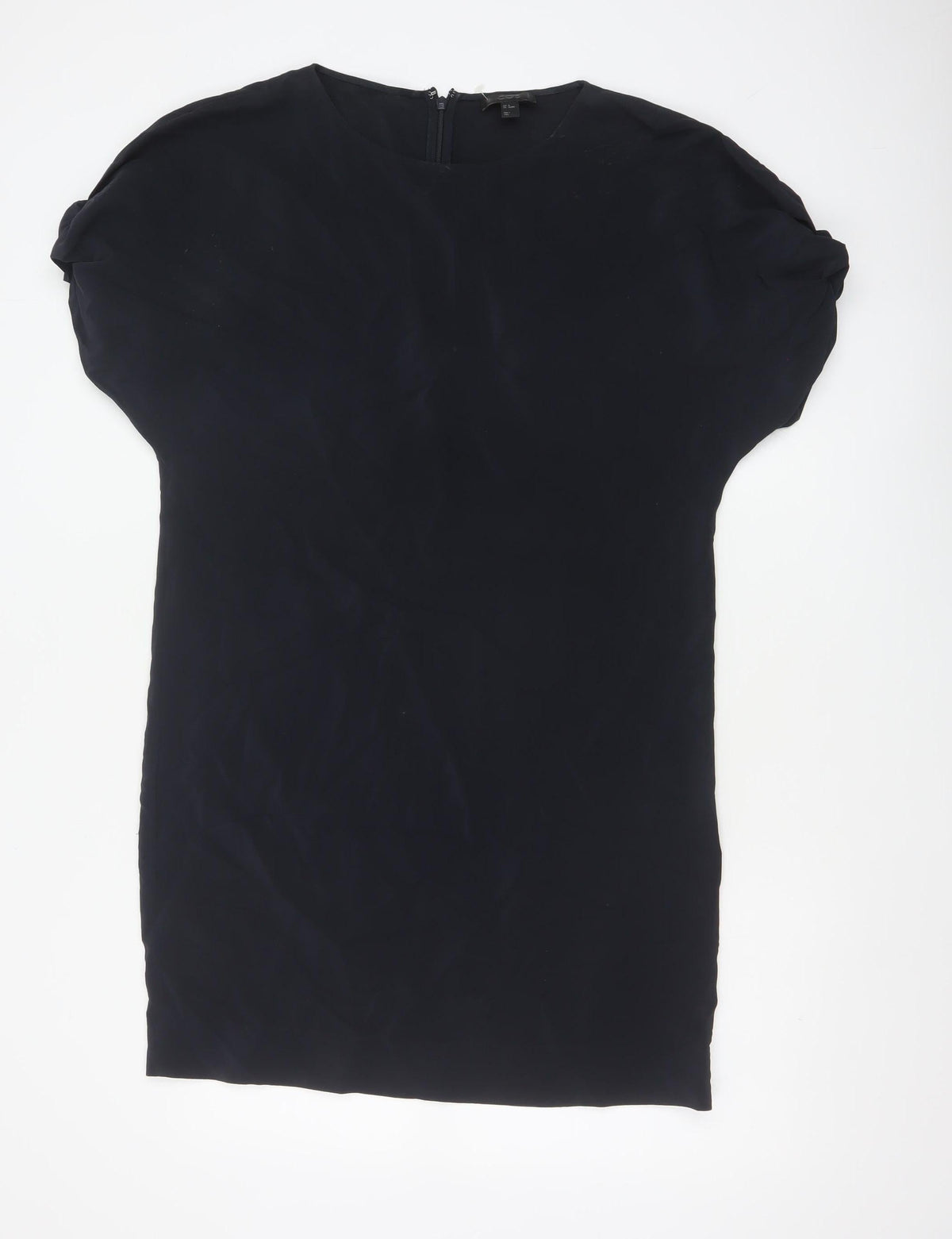 COS Women Black UK 8 Knee Length Sheath Dolman Sleeve Dress