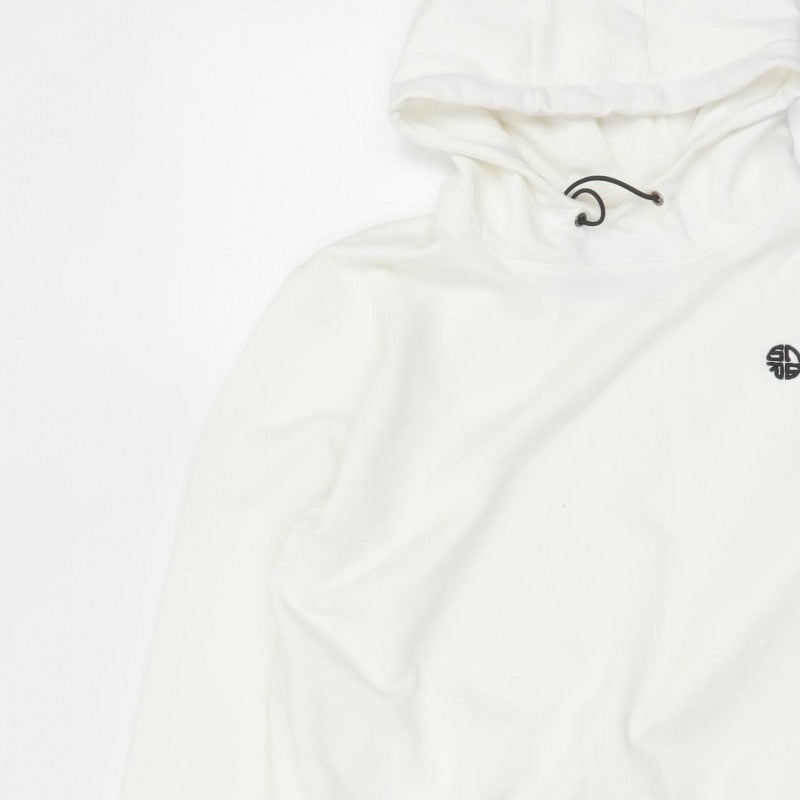Soul Star Men’s White M Pullover Hoodie Logo Drawstring Pocket