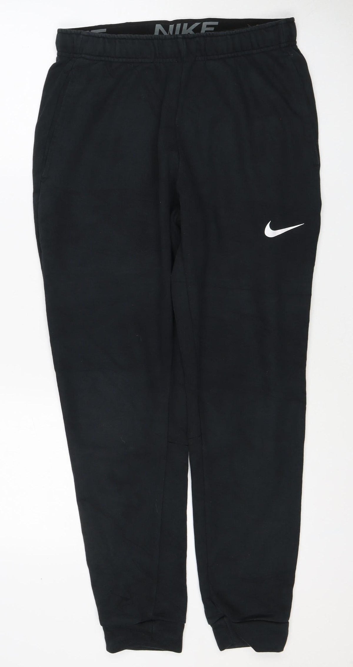 Nike Men’s Black M Dri-FIT Fleece Jogger Sweatpants Elastic Waist