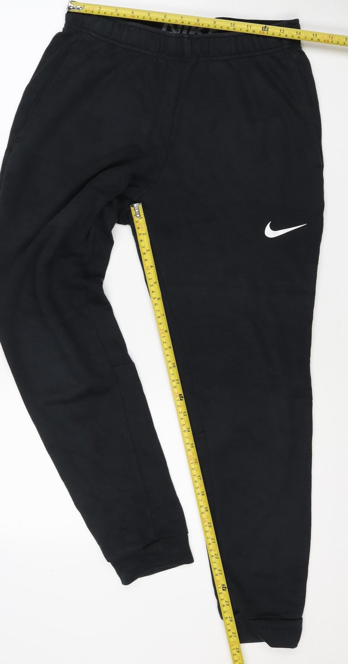 Nike Men’s Black M Dri-FIT Fleece Jogger Sweatpants Elastic Waist
