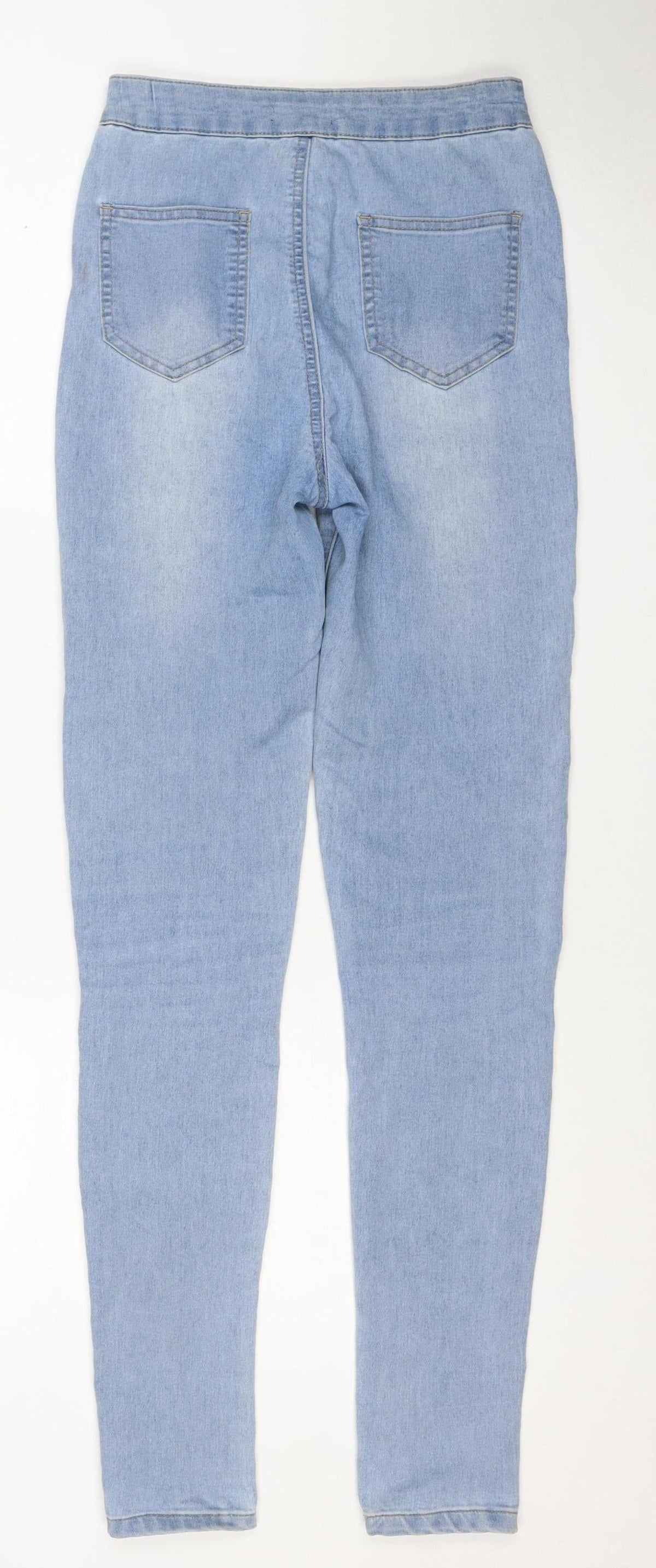Boohoo Blue Women’s UK 6 Light Wash Skinny Stretch Jeans