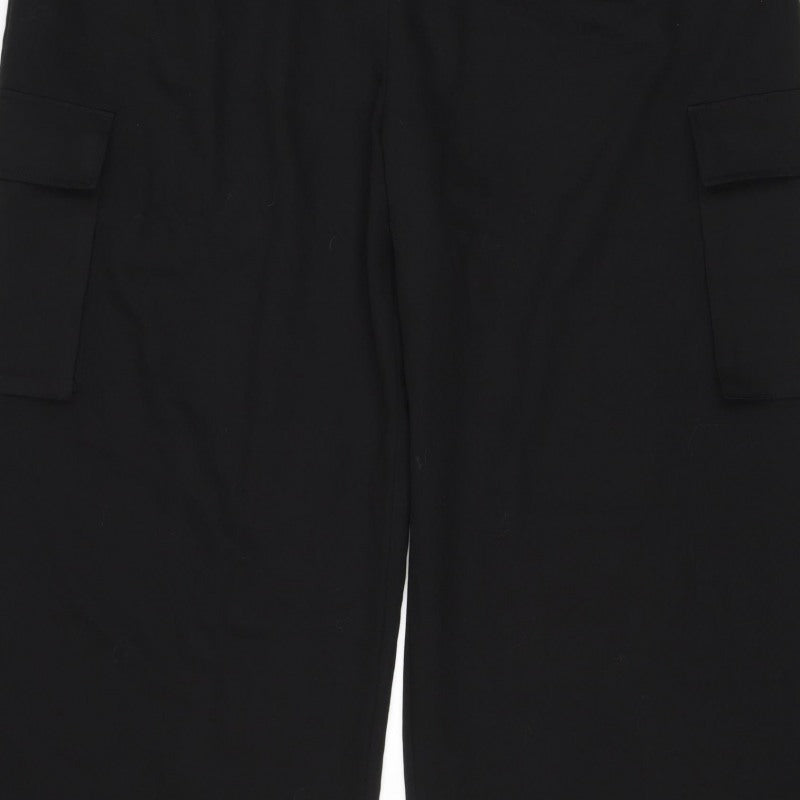 COS Women’s Black UK 18 Wide-Leg Tailored Trousers