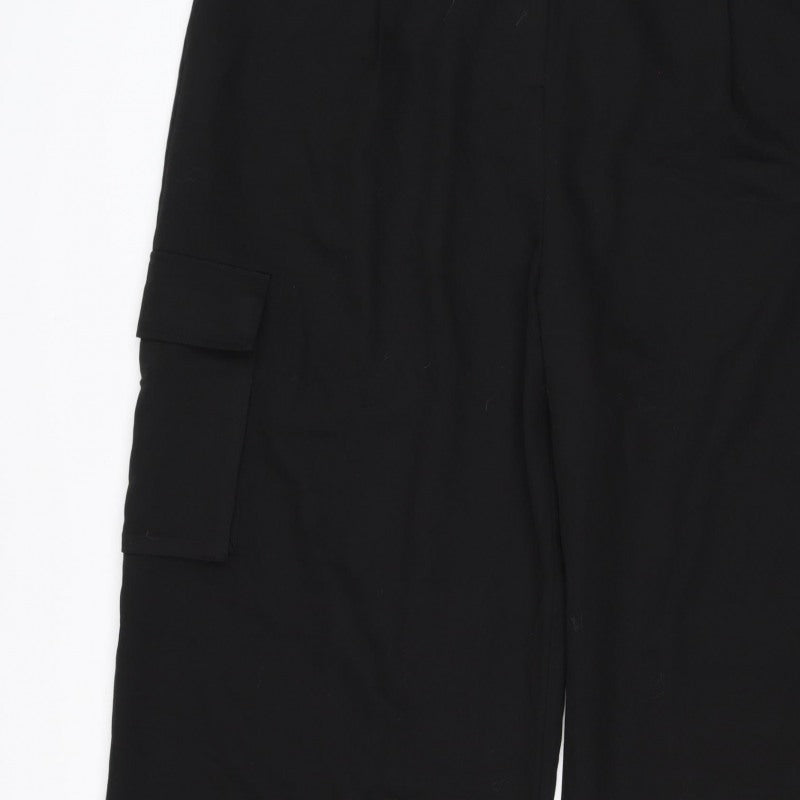 COS Women’s Black UK 18 Wide-Leg Tailored Trousers