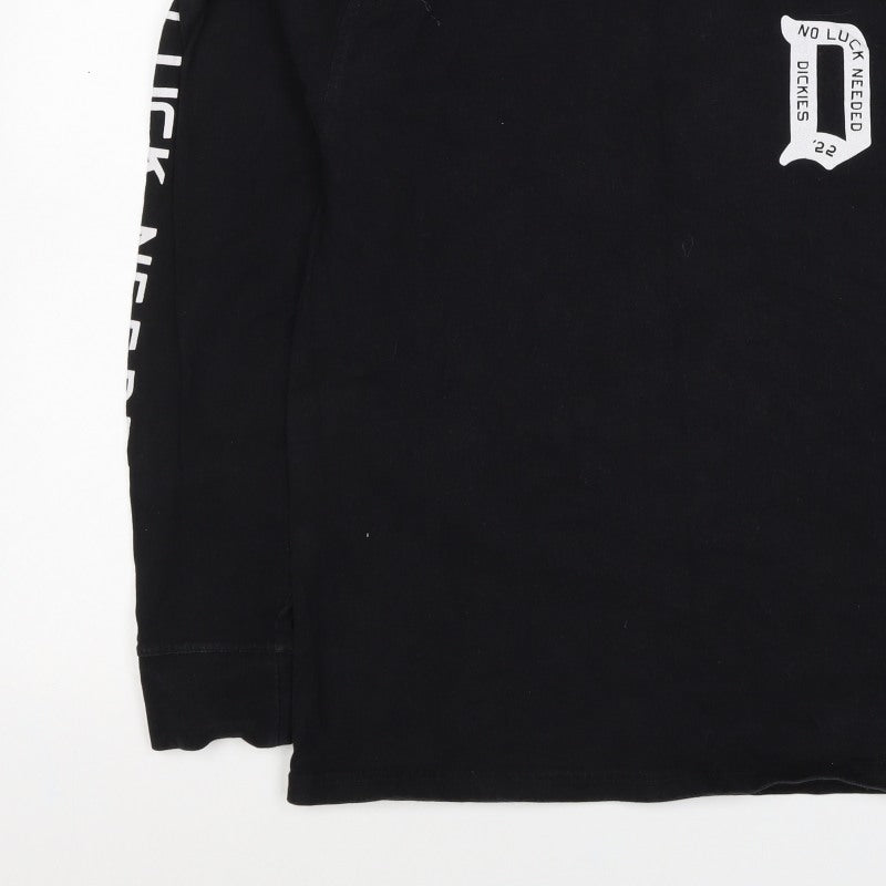 Dickies Men’s Black Medium Graphic Logo Pullover Sweatshirt