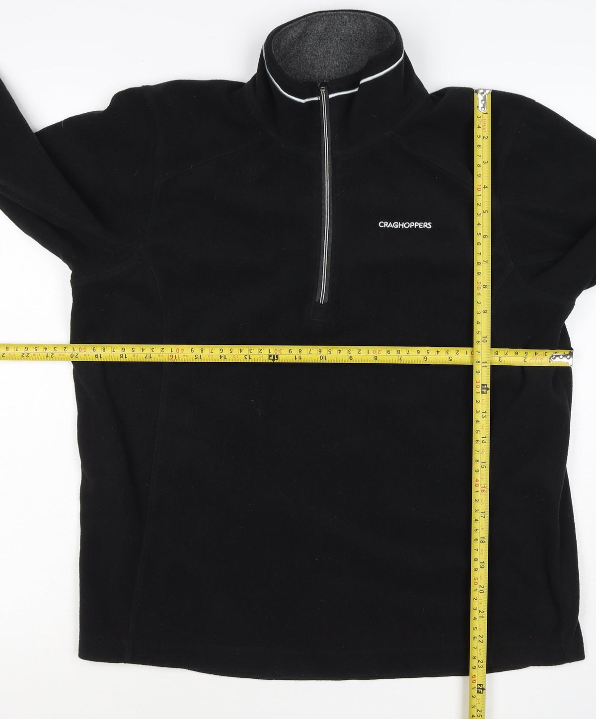 Craghoppers Men’s Black S 1/2 Zip Fleece Pullover Outdoor Sweatshirt