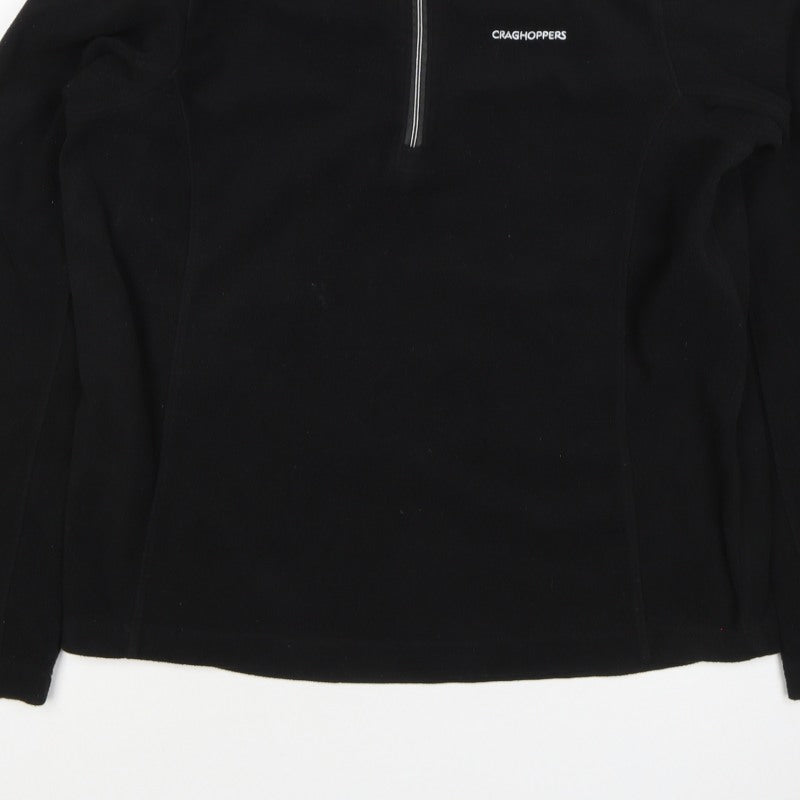 Craghoppers Men’s Black S 1/2 Zip Fleece Pullover Outdoor Sweatshirt