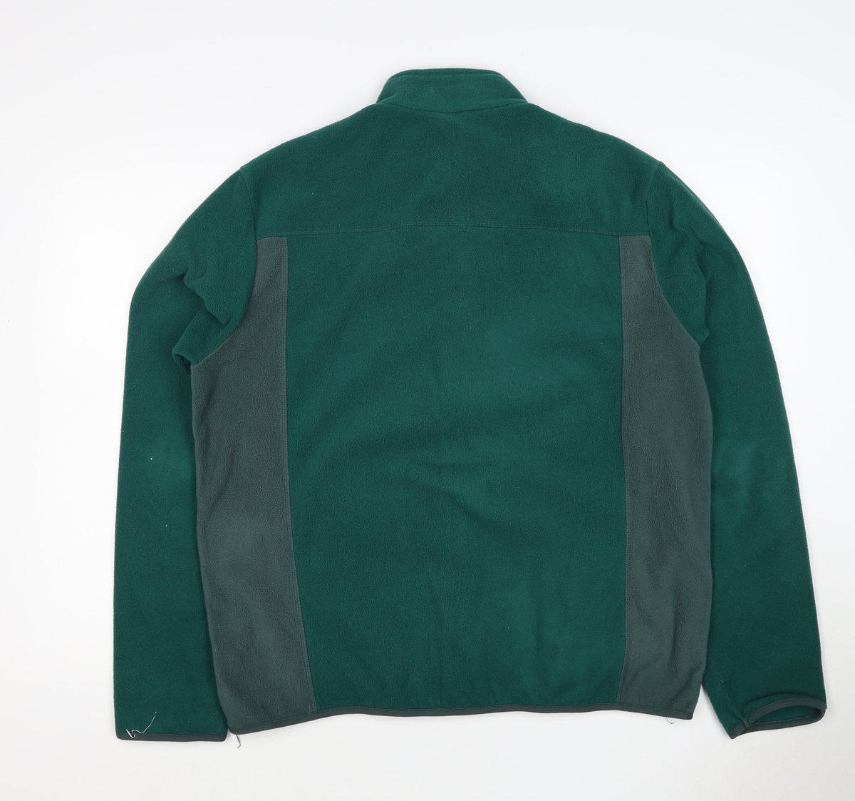 Quechua Men's Green XL Full Zip Fleece Hiking Jacket