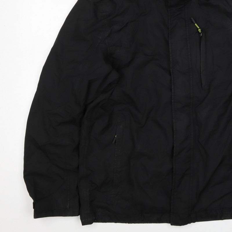 Ajuacho Men’s Black M Hooded Waterproof Insulated Ski Parka Jacket