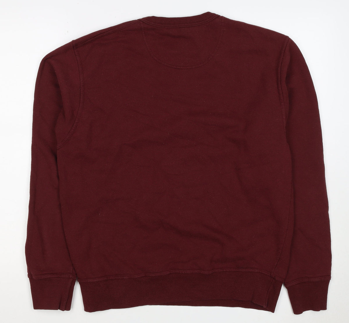 Champion Men’s Burgundy M Crew Neck Logo Cotton Blend Sweatshirt