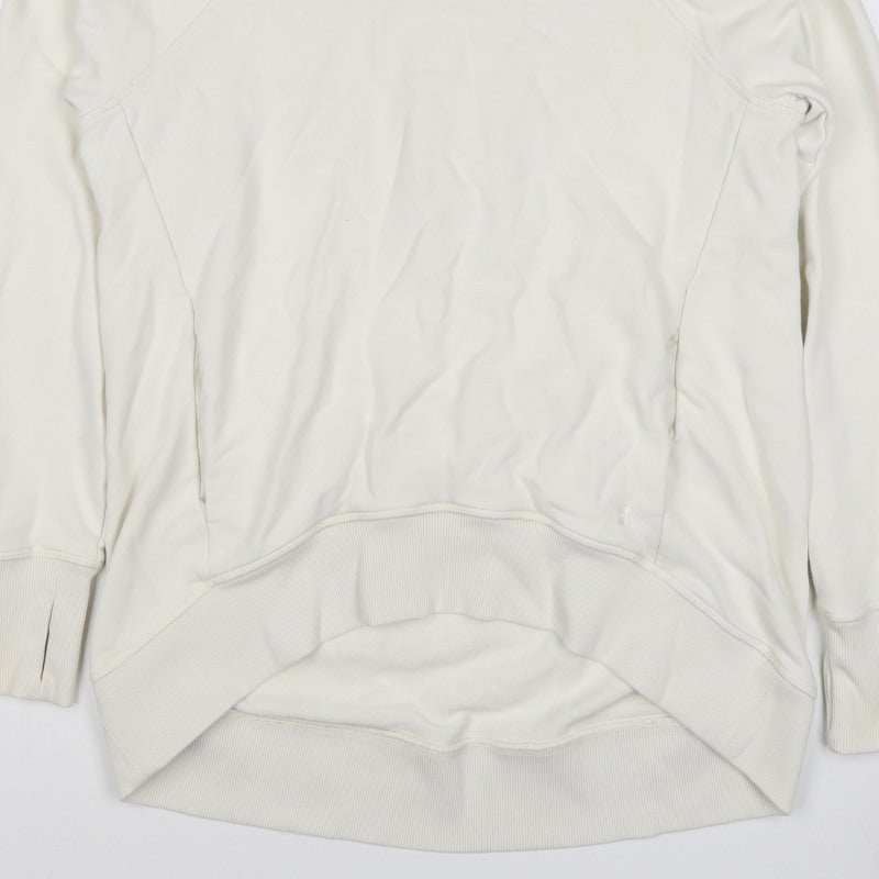 Sweaty Betty Women Ivory XS Pullover Hoodie Raglan Long Sleeve