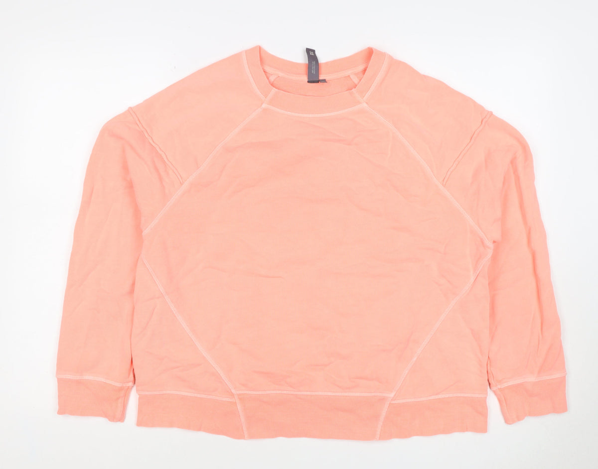 Sweet Betty London Women’s Pink M Cotton Raglan Crew Neck Sweatshirt