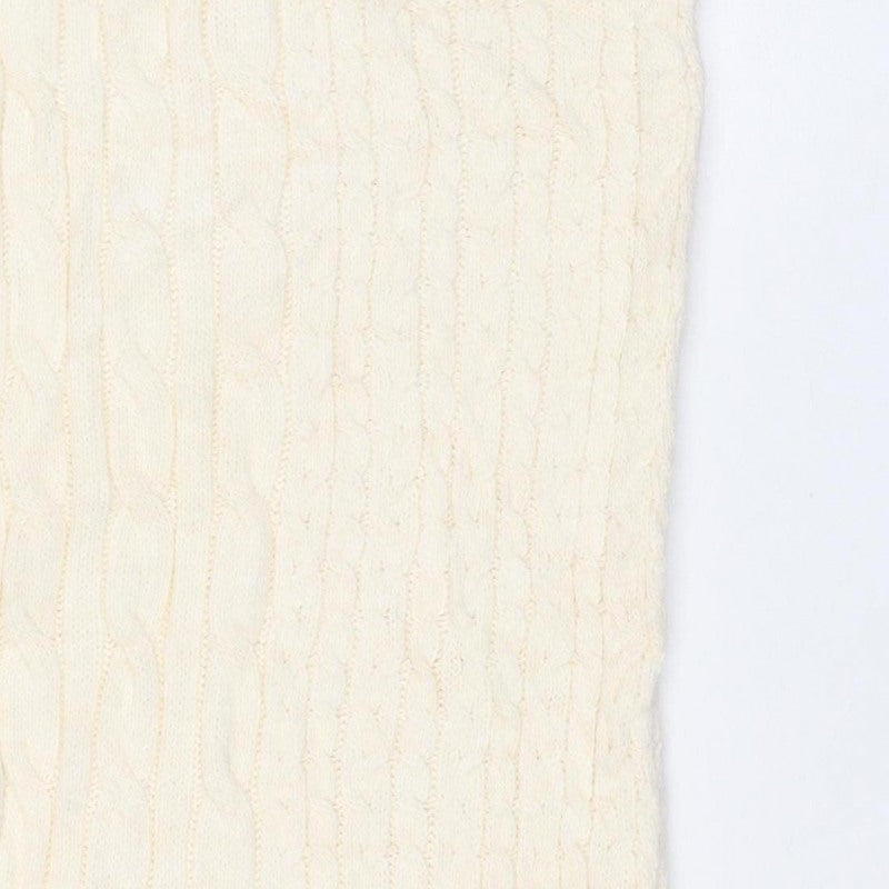 Marks and Spencer Women Ivory XS Cable Knit Long Pencil Skirt