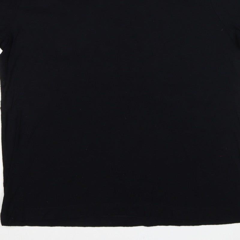 Autograph Men’s Black XL Pure Cotton Short Sleeve Polo Shirt