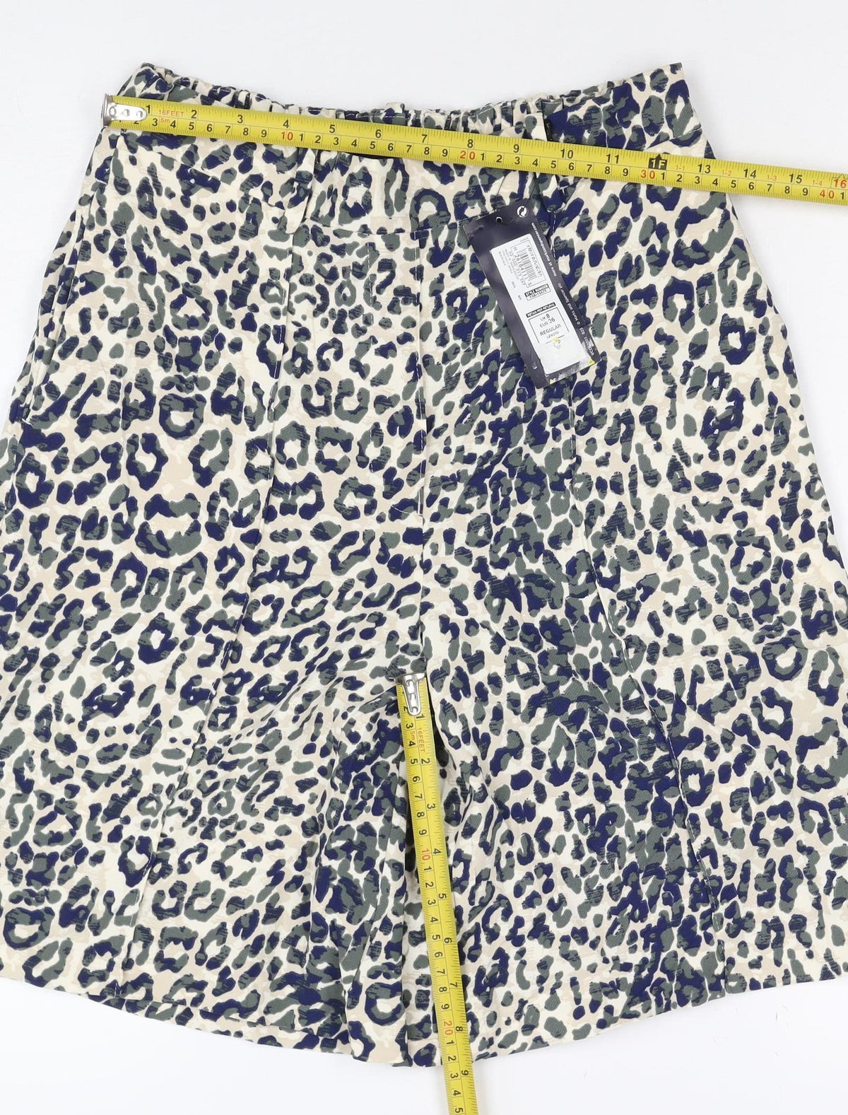 Marks and Spencer Women Multicoloured Leopard Print Shorts UK 8