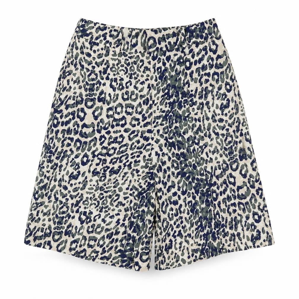 Marks and Spencer Women Multicoloured Leopard Print Shorts UK 8