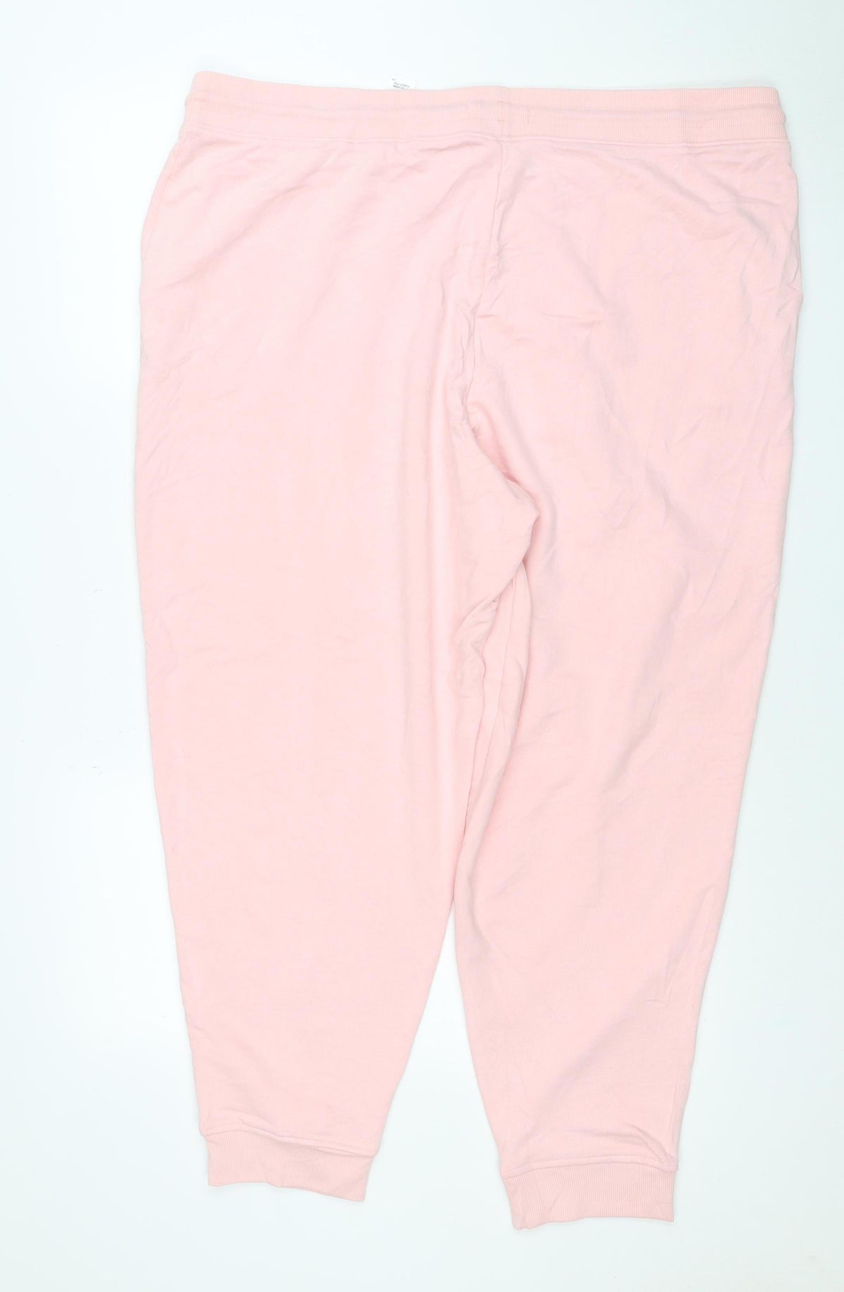 Marks & Spencer Women Pink Size 22 Regular Jogger Sweatpants Drawstring