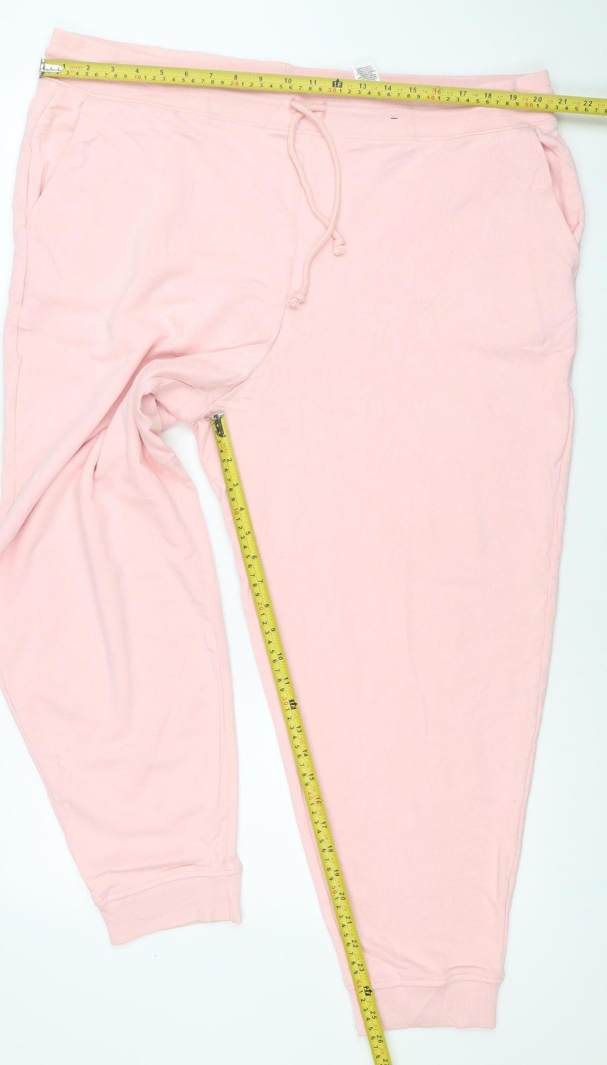Marks & Spencer Women Pink Size 22 Regular Jogger Sweatpants Drawstring