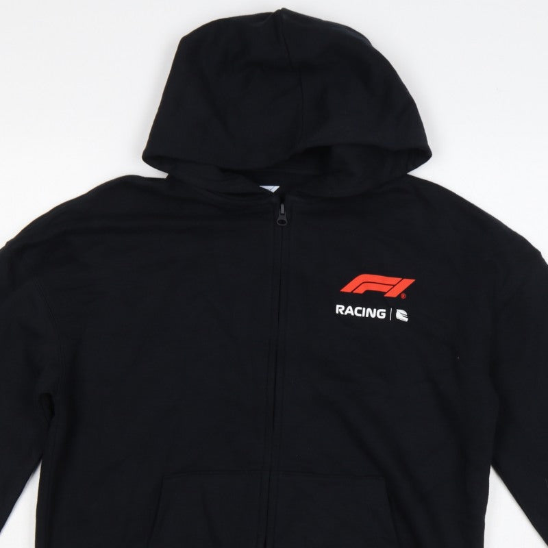 Marks and Spencer Boys Black 13-14 Years Formula 1 Full Zip Hoodie
