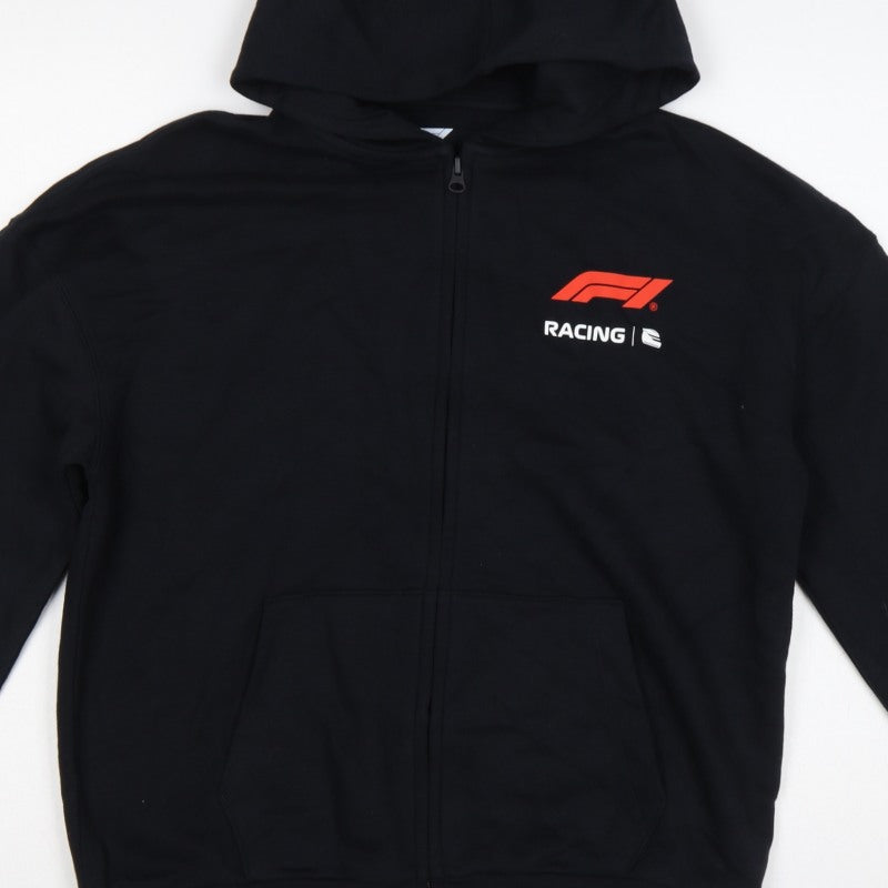 Marks and Spencer Boys Black 13-14 Years Formula 1 Full Zip Hoodie
