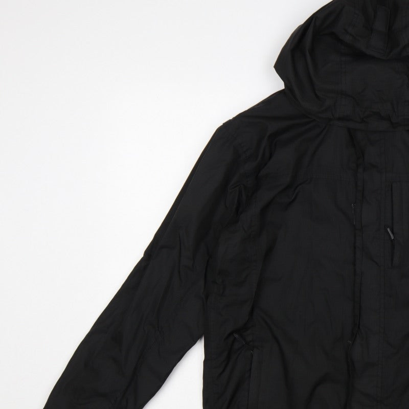 Trespass Men’s Black XS Harry Waterproof Hooded Rain Jacket