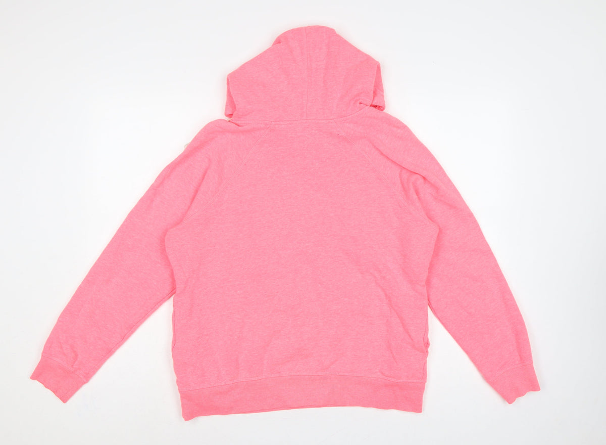 Clockhouse Women Pink XL Pullover Hoodie Graphic Print Pockets