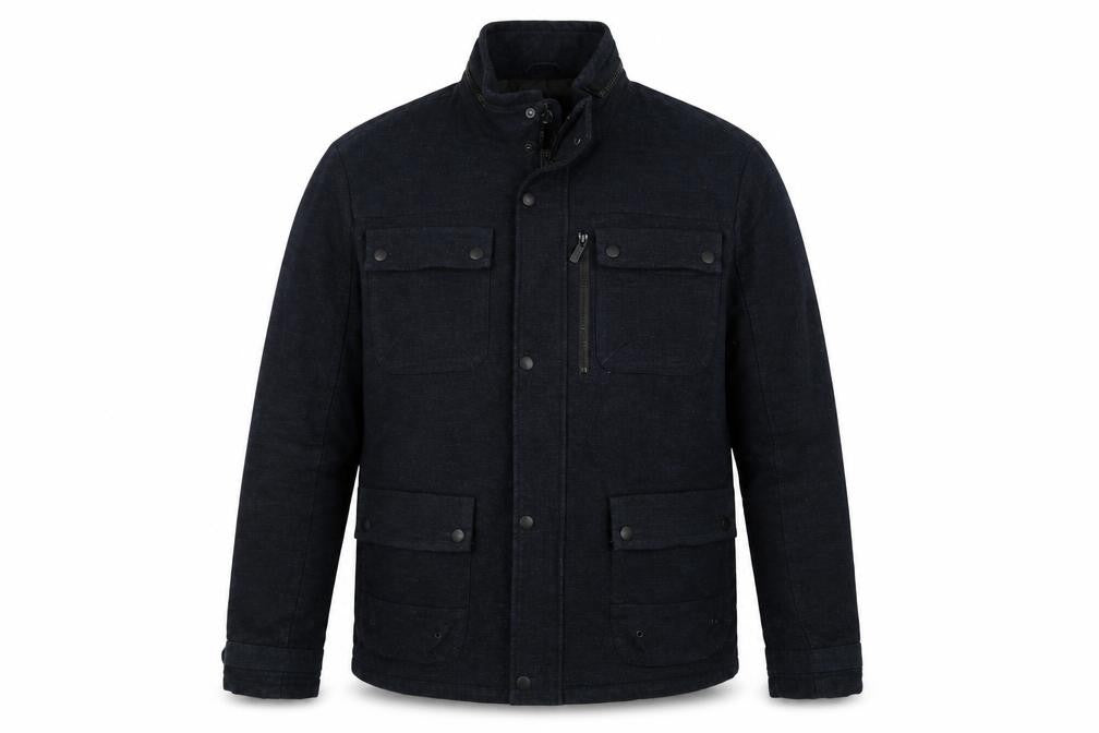 Next Signature Men’s Navy XL Italian Moleskin Military Jacket