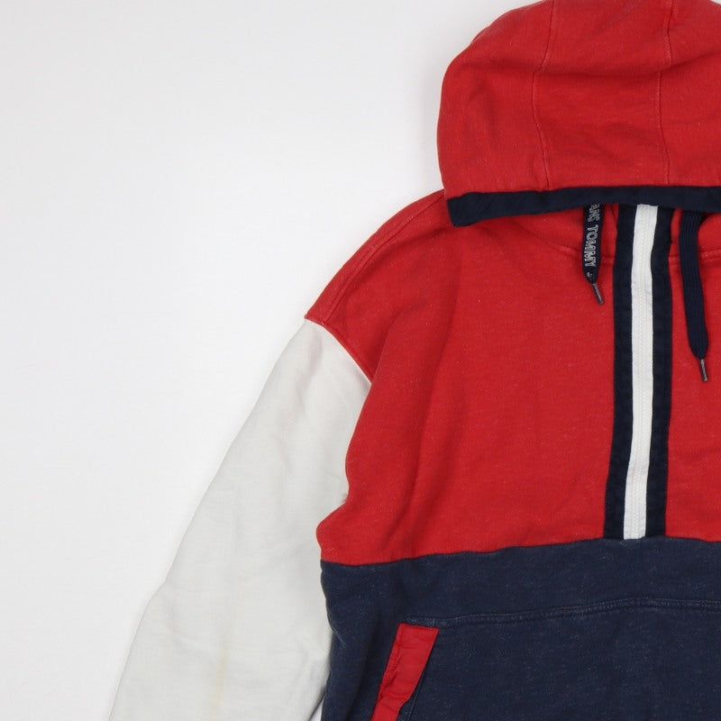 Tommy Jeans Men’s Multicoloured M Pullover 1/4 Zip Logo Hoodie