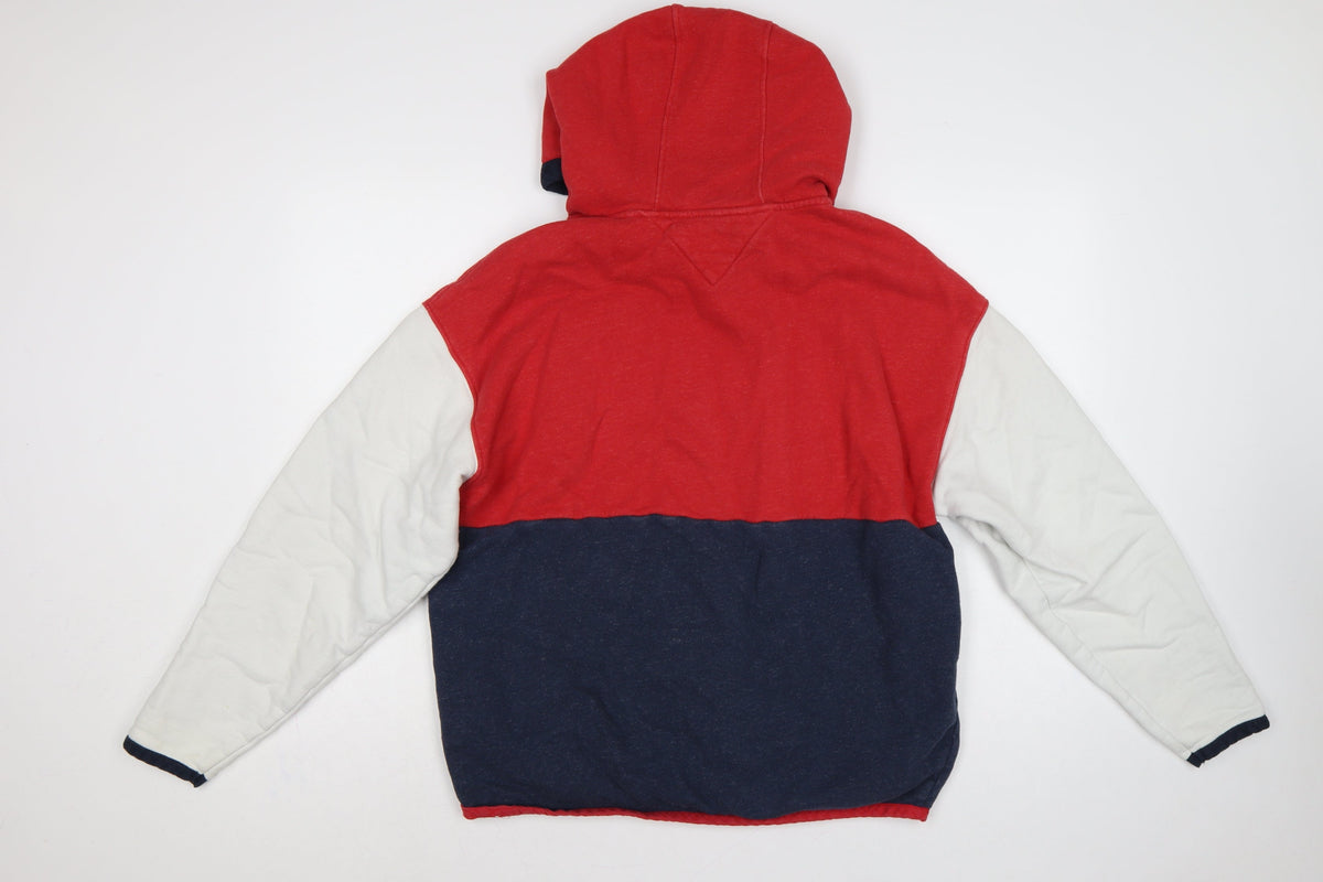 Tommy Jeans Men’s Multicoloured M Pullover 1/4 Zip Logo Hoodie