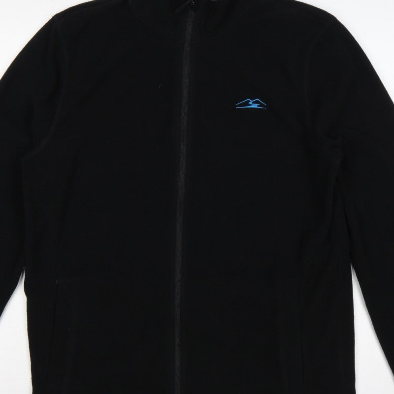 Rocktrail Men’s Black M Fleece Full Zip Outdoor Jacket