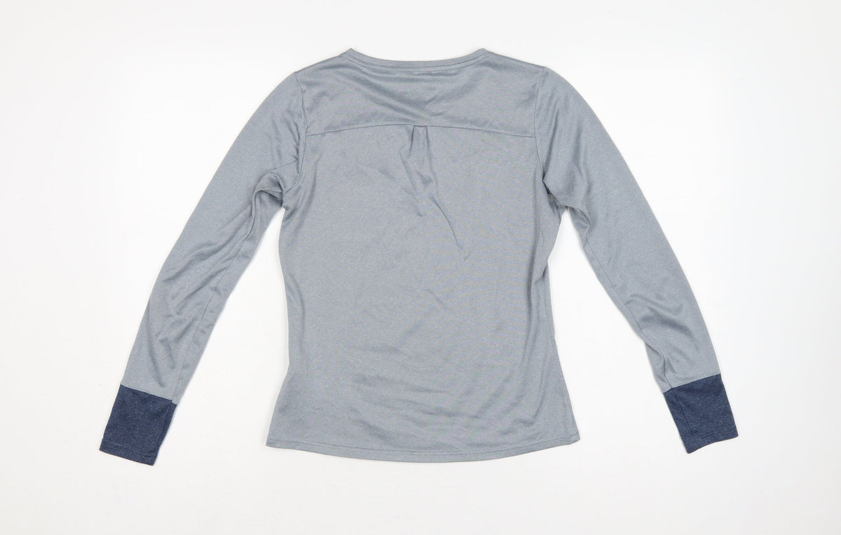 Berghaus Women Grey UK 8 Argentium Long Sleeve Athletic T-Shirt