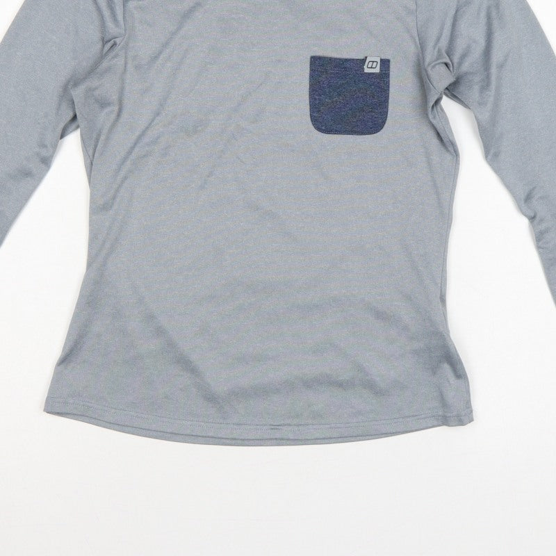 Berghaus Women Grey UK 8 Argentium Long Sleeve Athletic T-Shirt