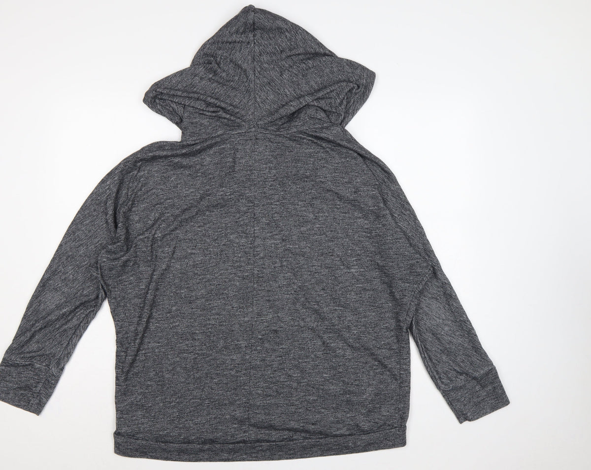 Next Women Grey Size 16 Pullover Hooded Sweatshirt Kangaroo Pocket