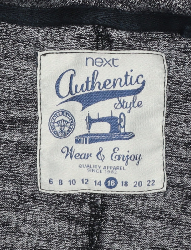 Next Women Grey Size 16 Pullover Hooded Sweatshirt Kangaroo Pocket