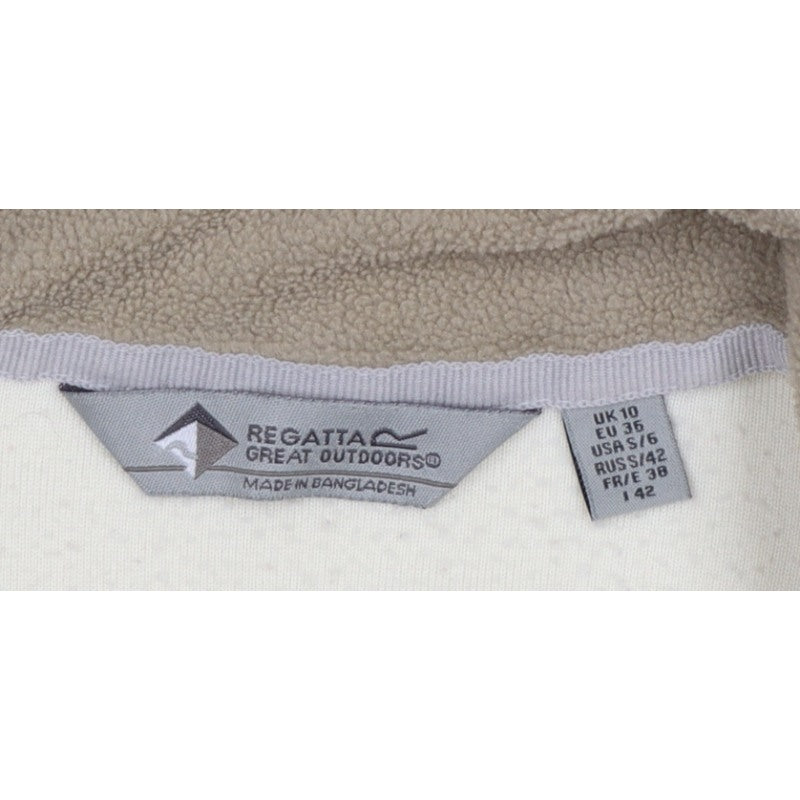 Regatta Women’s Ivory UK 10 Quarter Zip Fleece Sweatshirt