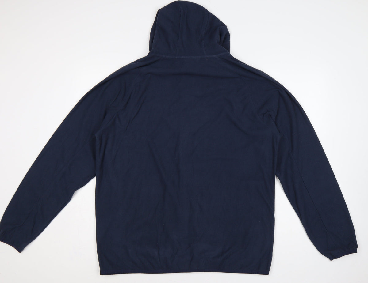 Regatta Professional Men's Blue XL Hooded Full Zip Fleece Jacket