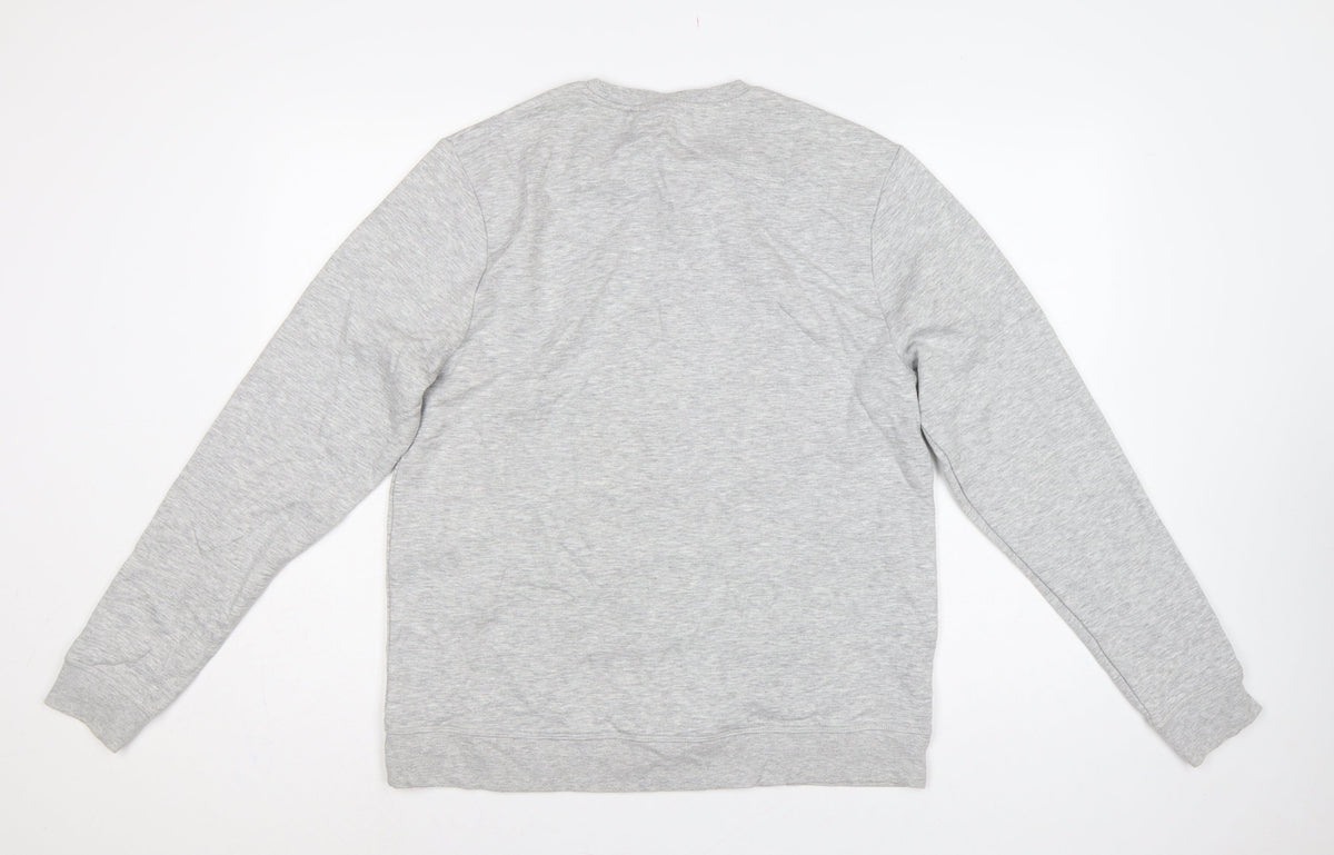 Next Girls Grey 16 Years Pullover Sweatshirt Christmas Snowman Sequin