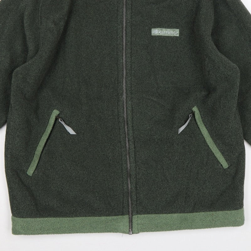 Karrimor Men’s Green M Full Zip Fleece Jacket Hiking Outdoor