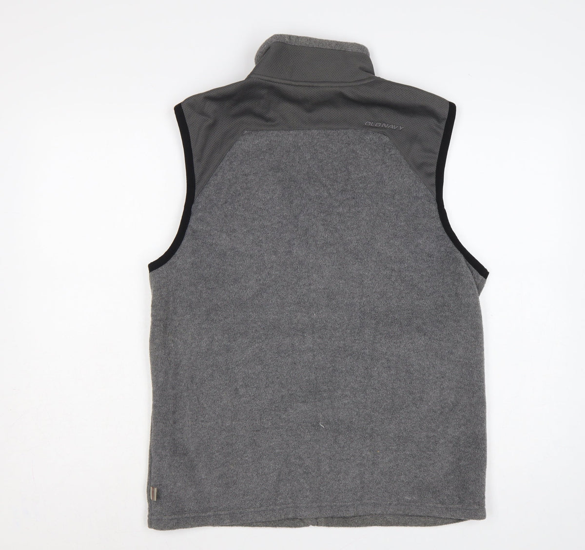 Old Navy Men’s Grey M Fleece Full Zip Outdoor Waistcoat Gilet