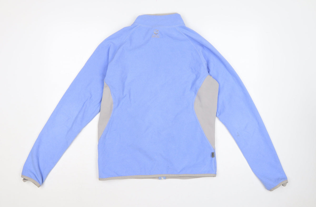 The North Face Women Blue L Flight Series Fleece Full Zip Jacket