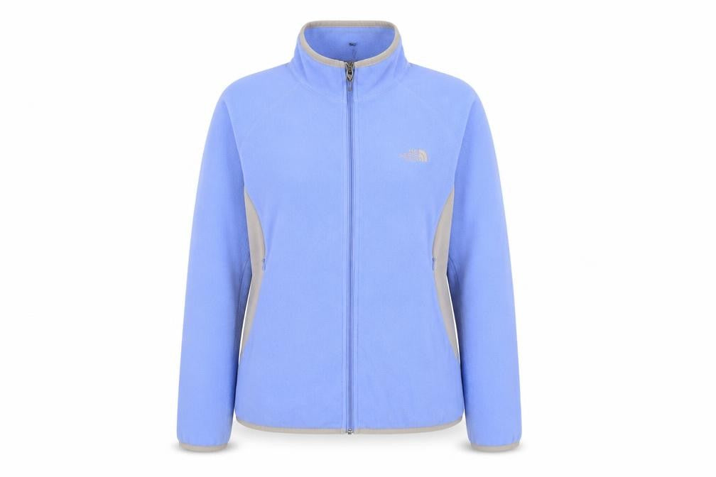 The North Face Women Blue L Flight Series Fleece Full Zip Jacket