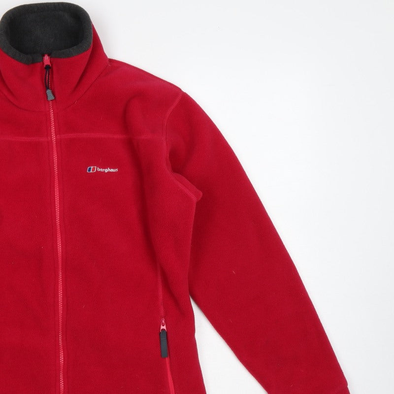 Berghaus Women Red Size 12 Full Zip Fleece Jacket Outdoor