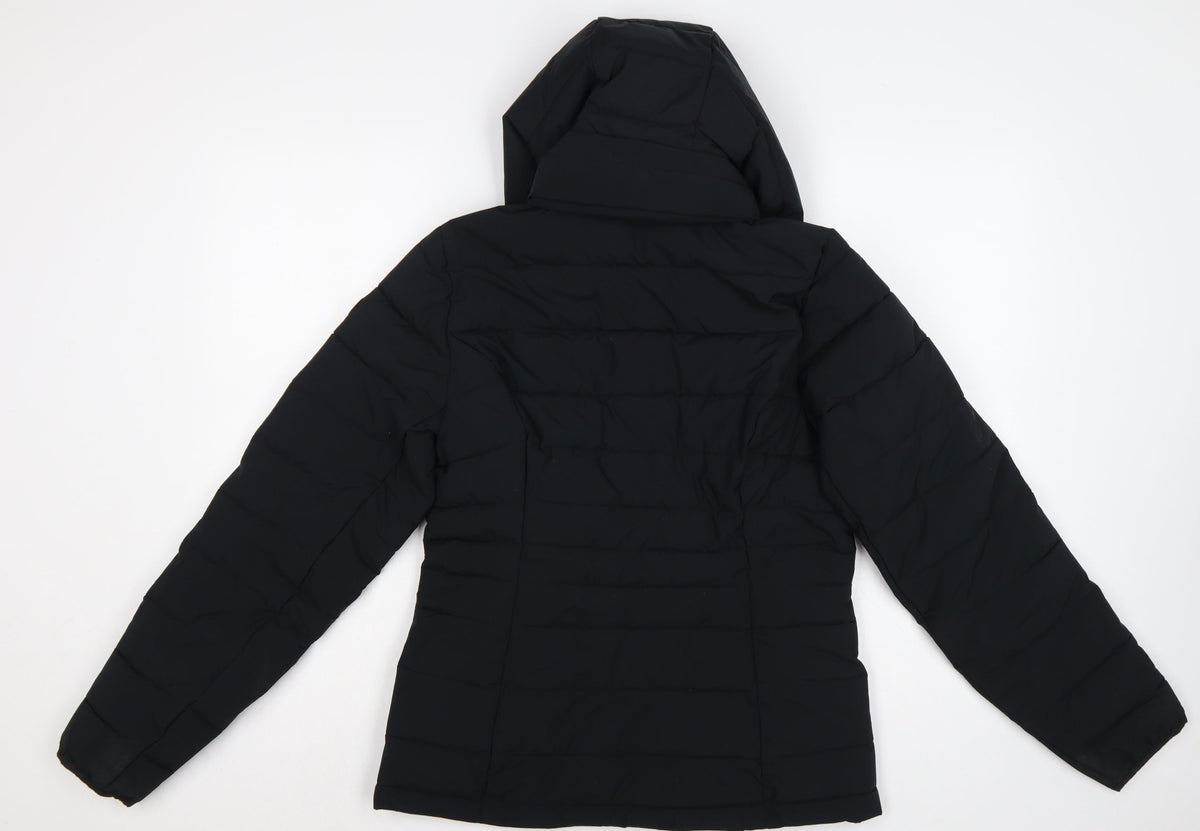 Abercrombie & Fitch Women Black M Lightweight Packable Puffer Jacket