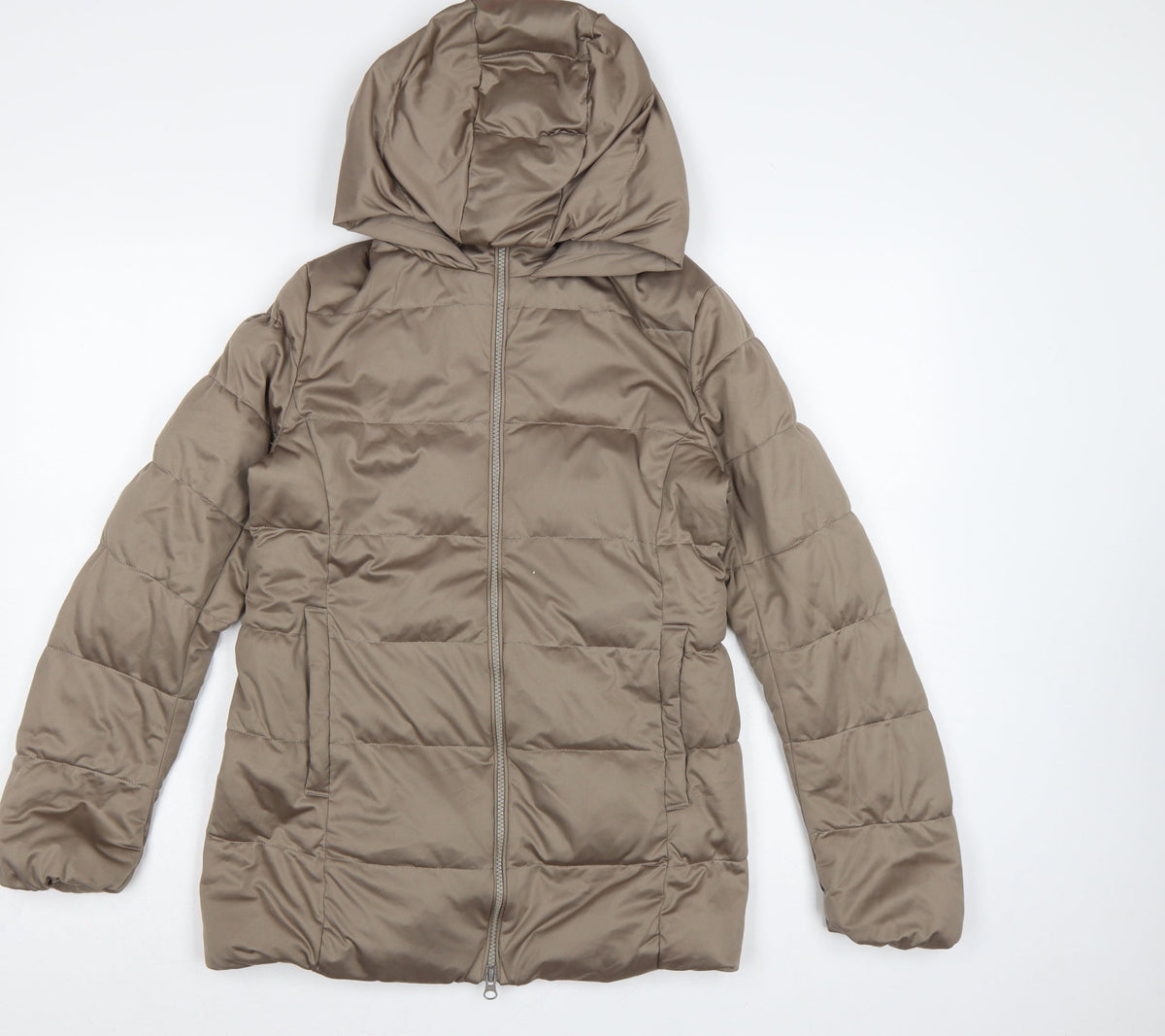 Uniqlo Women’s Brown Size S Hooded Down Puffer Jacket