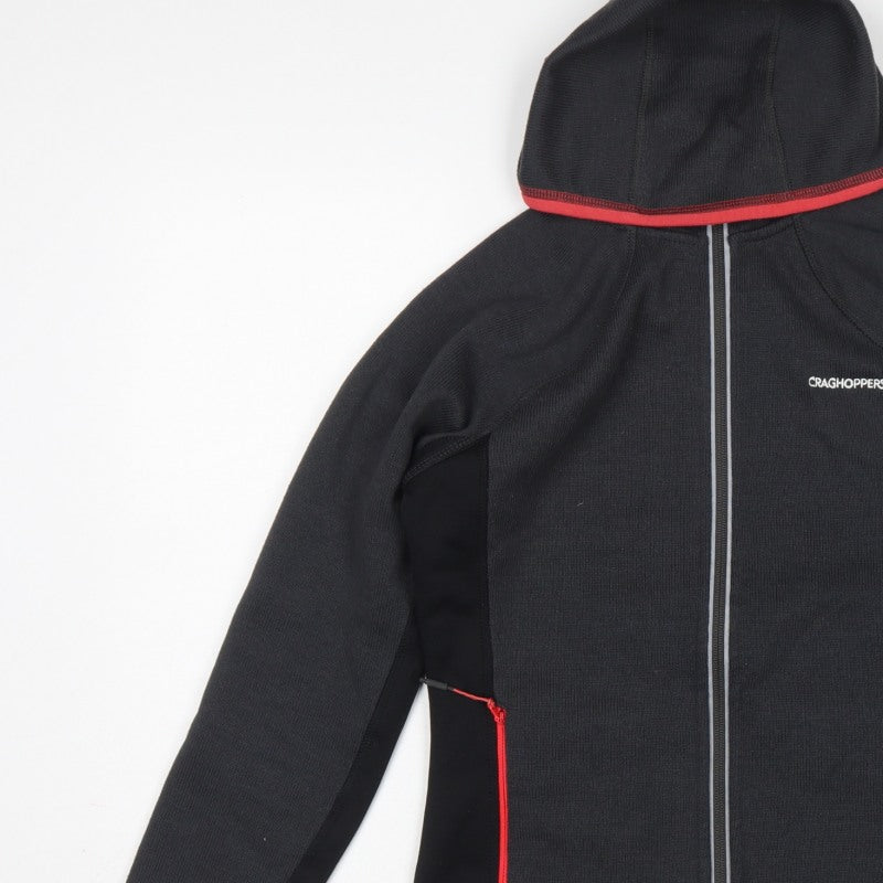Craghoppers Women’s Black UK 8 Hooded Full Zip Fleece Jacket