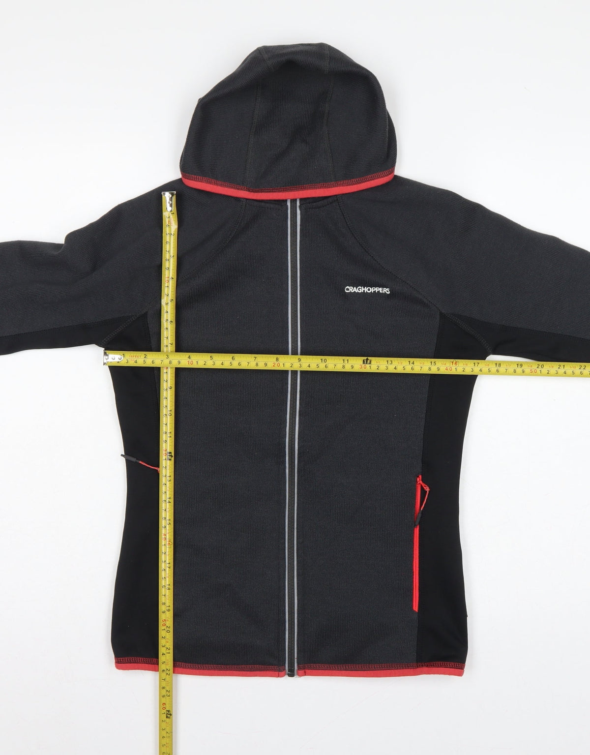 Craghoppers Women’s Black UK 8 Hooded Full Zip Fleece Jacket