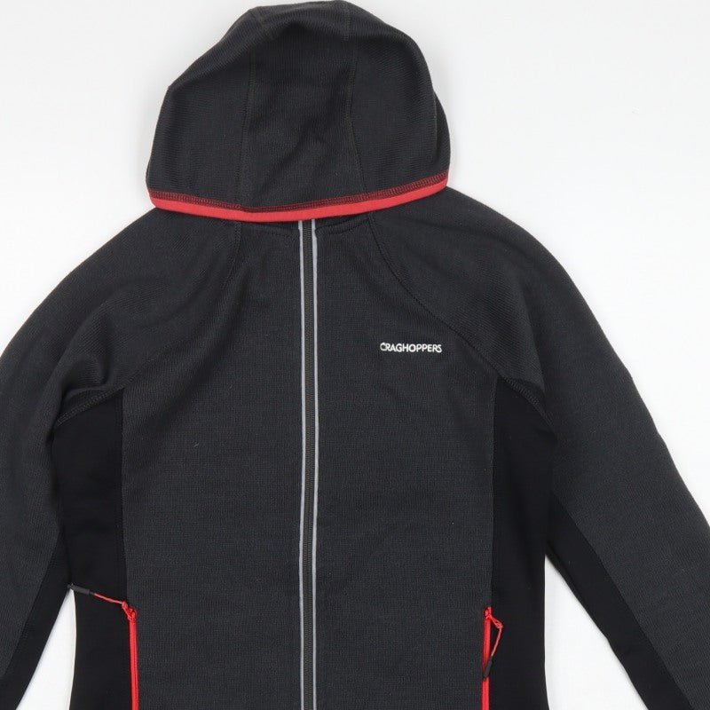 Craghoppers Women’s Black UK 8 Hooded Full Zip Fleece Jacket