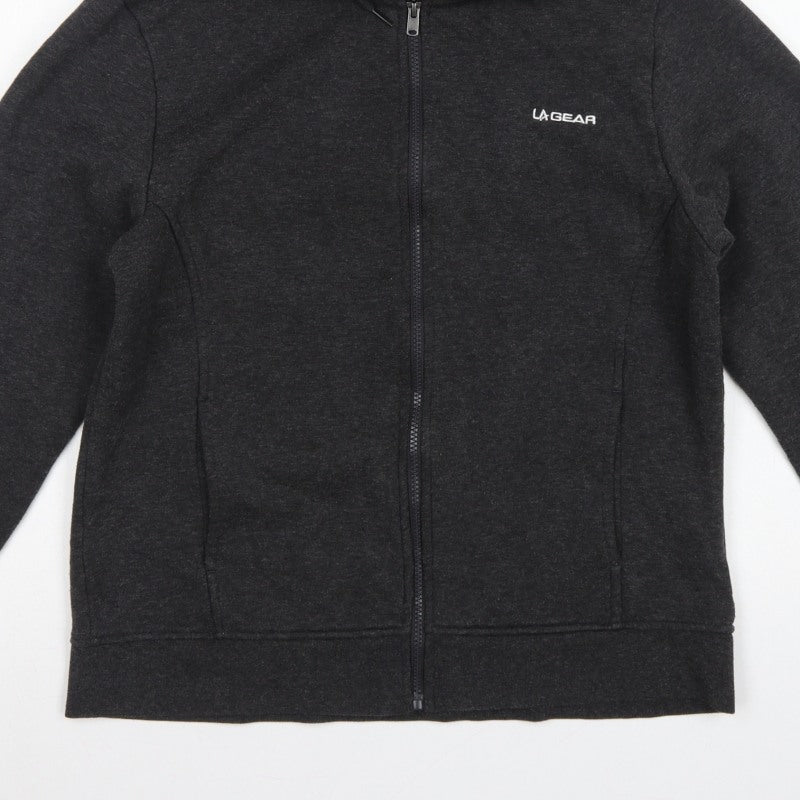 LA Gear Women’s Grey Size 16 Full Zip Hooded Fleece Hoodie